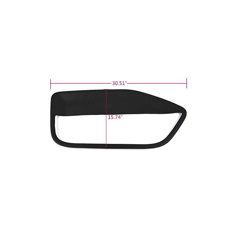 GRAND ORANGE Door Panel Insert Cards Compatible with Ford Mustang