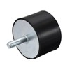 sourcing map Rubber Bearing M12 Male/Female Vibration Insulator Shock Absorber