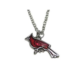 Kiola Designs Red Cardinal Bird Pendant Necklace