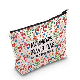 WCGXKO Swedish Mormor Makeup Bag Mormor Birthday Gift Mother Gift Mother’s Day Gift for Mormor Mother (Mormor Bag)