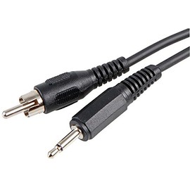 PHONO TO 3.5MM MONO PLUG- 2M, Audio & Video Cable Assemblies QTY X 1