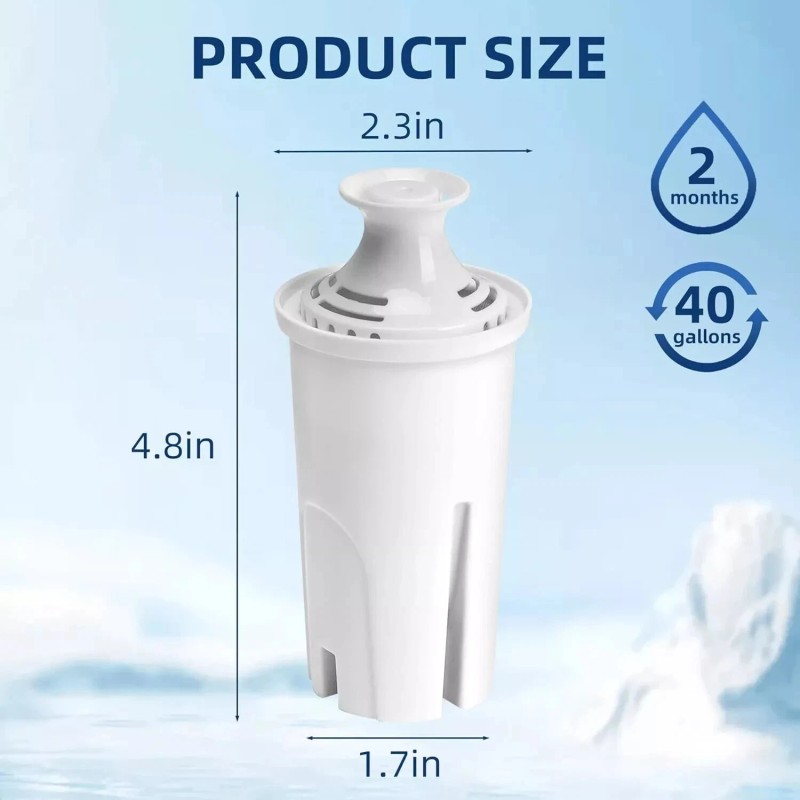 ykz 12 Packs OB03 Pitcher Replacement Filters for Brita 35503,35516,35