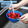 Baderke 4 Pack Mini Colander for Kitchen Plastic Berry Strainer