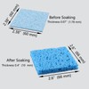 Tueascallk 20 Pcs of Square2.6" x 2.6" x 0.4"(After Soaking)