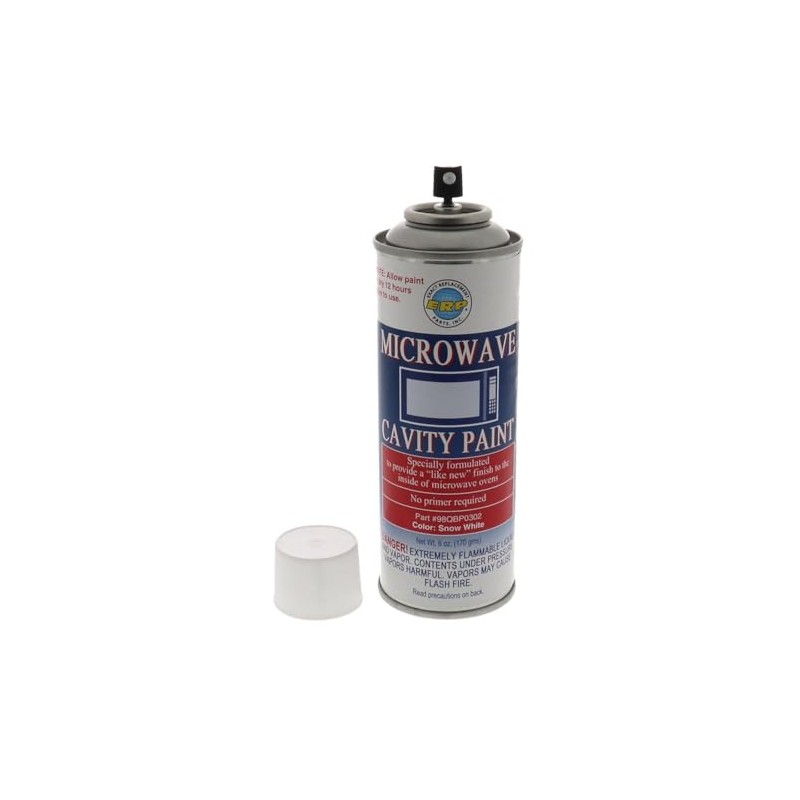 98QBP0302 MICROWAVE OVEN CAVITY PAINT IN SNOW WHITE