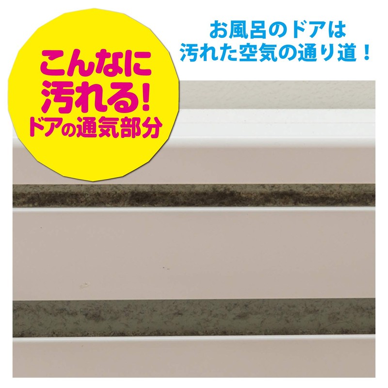 Toyo Aluminum Dust Removal Filter, Door, Bathroom, Just Stick, Approx.