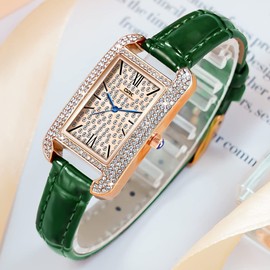 Basfur Dress Watch Fe-Montre-027-02, Green, Modern