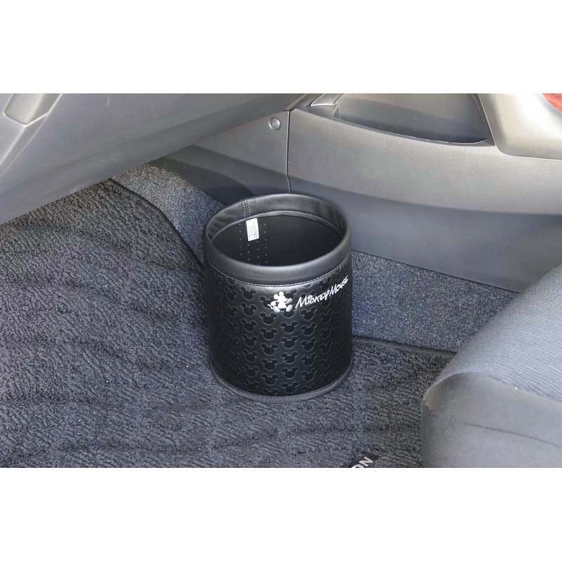 ナポレックス(Napolex) 車用ゴミ箱 クリップ取付けでズレ防止 軽からミニバン/セダンまでぴったりフィット設計 安定した設置 170x165x165mm カー用品 ディズニー ミッキーマウス WD-213