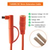 LANMINGLEL 14AWG DC 8mm Extension Cable, DC7909 Solar Panel Power