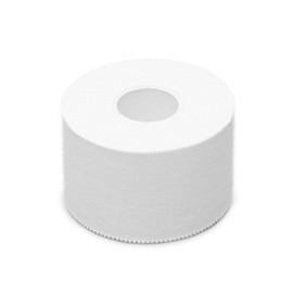 TopHomer 2 Stück Weiß Sporttape, Baumwolle Gezackte Kante selbstklebend Sportband für Schulter, Knie, Finger, Knöchel