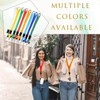 MOODKEY 1PC Wide Neck Lanyard Detachable Solid Color Lanyard Badge