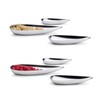 Stainless Steel Fruit Plate Mini Condiment Dish Small Nuts Snack