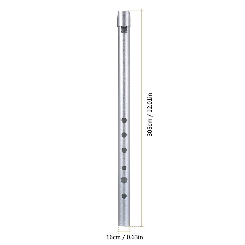 Mingzhe Irish Whistle Traditional Tin Penny Whistle 6 Holes Flute