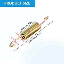 Jinyuanchao 15pcs Trampoline Springs, Bicycle Motorcycle Stand, Furniture Spring Replacement Recliner Sofa Bed, Trampoline Springs, Trampoline Accessories