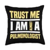 Pulmonologist Almost Pulmonary Specialist Future Lung Doctor Throw Pillow