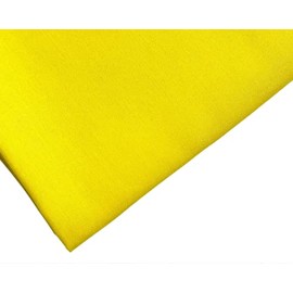 Plain Canary Yellow Polycotton Fabric - 45 inch / 112 cm Wide - 40+ Colours (Canary Yellow, 1 METRE)