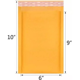 Sealed Air Jiffylite Self Seal Mailer, #0, 6 x 10, Golden Brown, 25/Carton