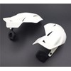 SMT Motorcycle White Hard Plastic Reinforced Hand Guards For Snowmobile
