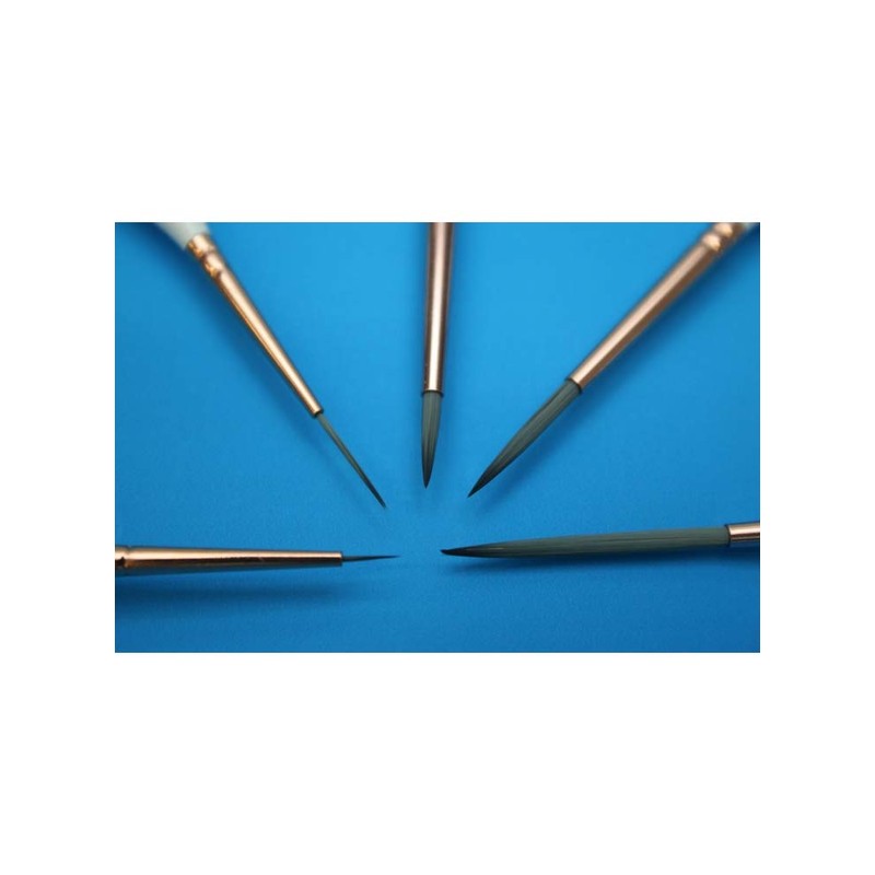 MONT MARTE Detail & Liner Brush Set, Wood, Standard, L