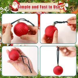 JUNEBRUSHS 150Pcs Ornament Hangers, Adjustable Ornament Ribbon Hangers Christmas Ties String Ribbon Loops for Ornaments Hanging Tree Decorations for Christmas Tree, Red Green Gold Silver