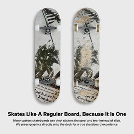 [CCS] Custom Skateboard Deck | Full Image Upload | Sizes 7.75" - 8.50" (8.50")