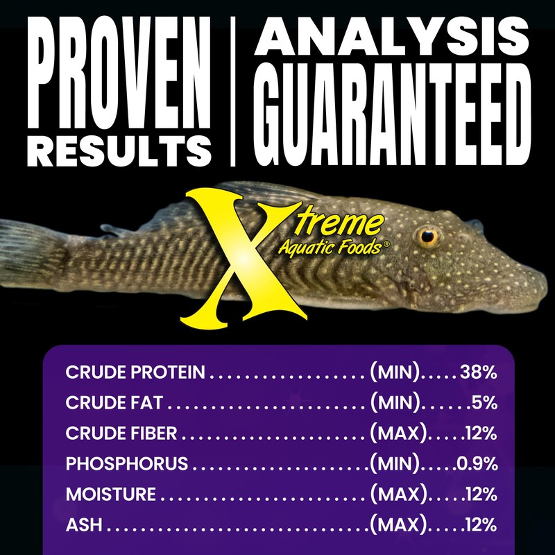 Xtreme Scrapers Wafers - Premium 14mm Fast-Sinking Fish Food –