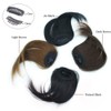 Dsoar Side Bangs Clip in Real Human Hair Bang Natural