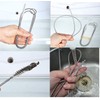 GDOMI 2PCS Long Drain Brush Flexible Feeding Tube Brush Slim