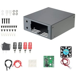 Fasizi Cold Rolled Steel Material DIY Housing Kit for DPS Series Power Supply Module LCD Digital Programmable Constant Voltage Current DPS3003 DPS3005 DPS5005 DP30V3A DP50V2A DP50V5A