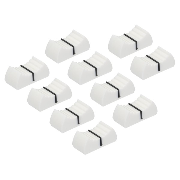 sourcing map Straight Slide Potentiometer Flat Push Knob Plastic Flat