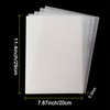 Heat Shrink Plastic Sheets Sanded Shrink Sheets, 25 PCS 8x11.4inch