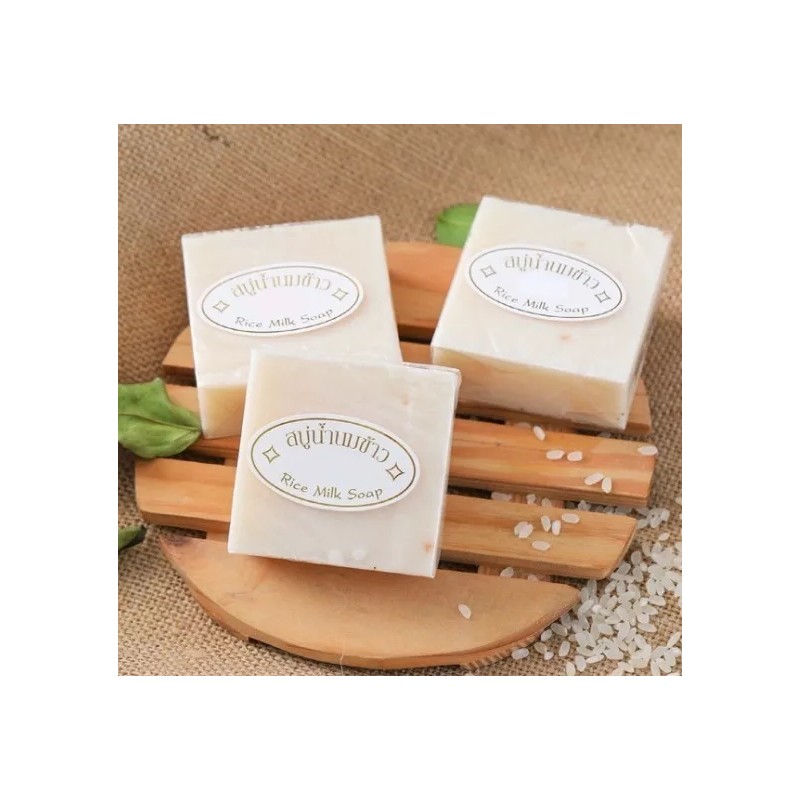 Jabón De Arroz Tailandés Elimina Grasa Aclara Exfoliante 5pz