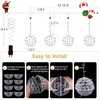 Baung Christmas String Lights Outdoors,4 Pack 15.74" Sphere Lights,Ball Tree
