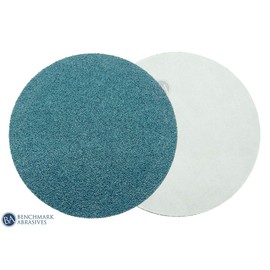 Benchmark Abrasives 5" Premium Zirconia No Hole PSA Discs, Self Adhesive Random Orbital Sander Discs for Sanding Polishing on Metal Wood Fiberglass (10 Pack) - 40 Grit