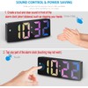 Digital Alarm Clock, LED Clock for Bedroom, Electronic Desktop Clock