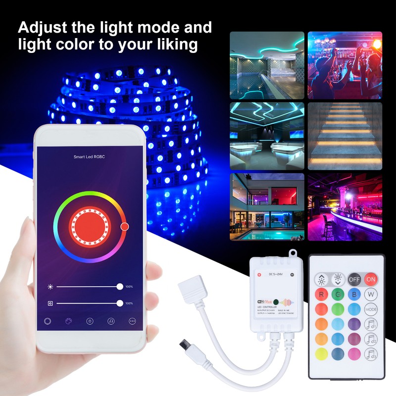 24 Keys Smart LED Remote Control RGB Wireless Controller 16
