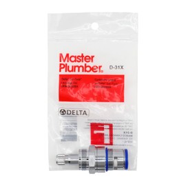 Master Plumber D-31X, Faucet Cartridge, Hot, Delta OEM 063000A - Chrome