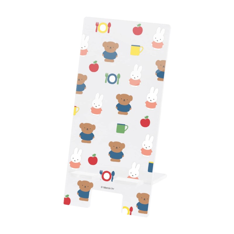 Gourmandise Miffy Miffy and Boris Acrylic Smartphone Stand, All Patterns