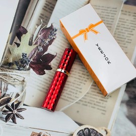 Yeejok Travel Perfume Bottle, Refillable Perfume Atomizer for Travel 5ml, TSA-Approved Portable Mini Empty Cologne Spray Bottle Pump Refilled for Men and Women, Red