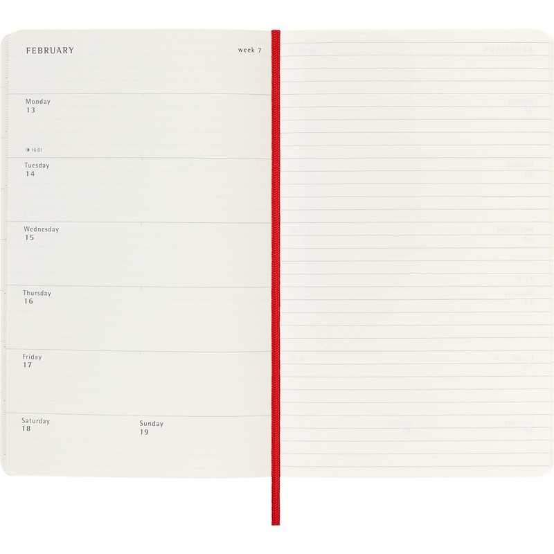 Moleskine Weekly Planner 2023, 12-Month Weekly Diary, Weekly Planner and