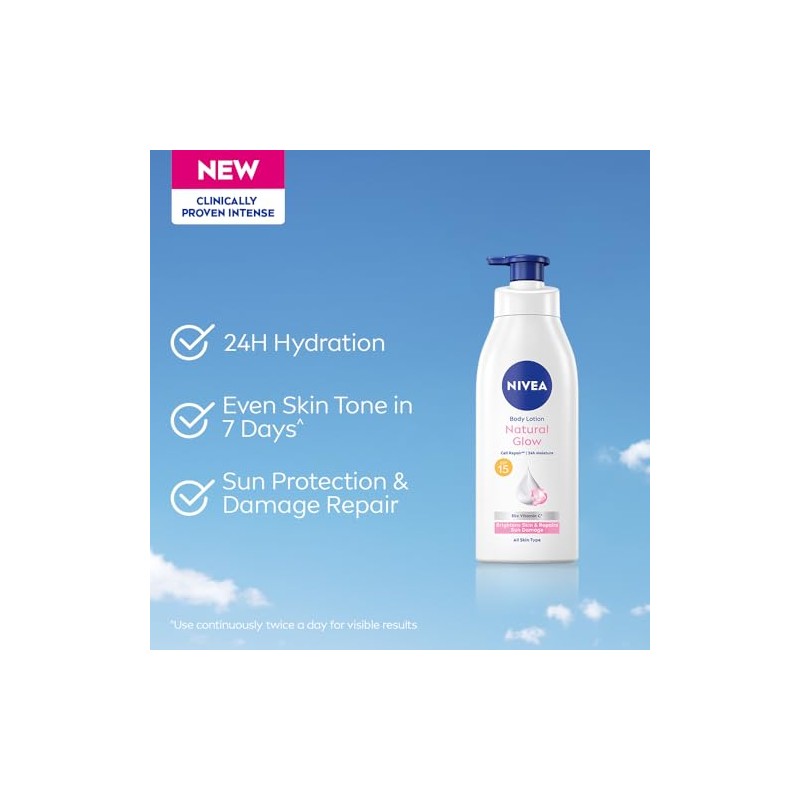 Nivea Extra Whitening Cell Repair Body Lotion Spf 15, 400Ml