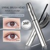 Waterproof Metal Wand Natural Washable Mascara, Steel Pipe Eyelash Primer