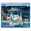 White Mountain Puzzles Friends in Winter - 1000 Piece Jigsaw