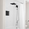13-Inch Shower Heads with Multi-Function Handheld Sprayer Combo, 3-Way Metal