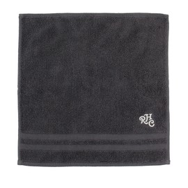 RHC Ron Herman Cafe Towel, Handkerchief, Gift Box Included, Mini Towel, Set of 2 (Charcoal x Pink)