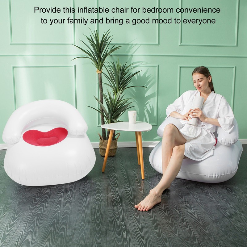 Portable Inflatable Sofa Lounge Chair Blow Up Chair for Living