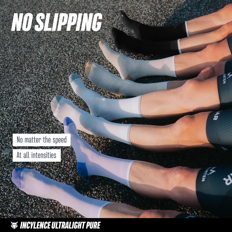 INCYLENCE Road Bike Socks for Men and Women - Ultra