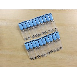 Torekagu Moving Pocket Clip Band Clip (Light Blue, 20 Count)