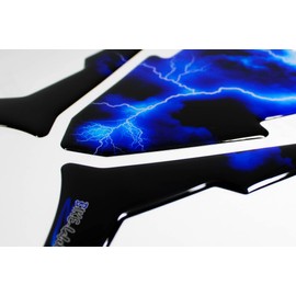 BIKE-label Tank Pad 3D Tank Protector Blue Black Compatible with Yamaha MT-09 X508106VA