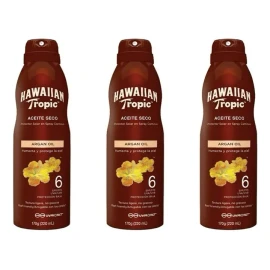 Protector Solar Hawaiian Tropic Argan Oil Fps 15 3 Pzs 220ml